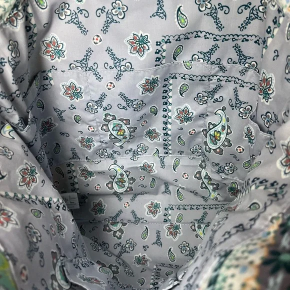VERA BRADLEY Citrus Paisley Tote Bag - Picture 6 of 12